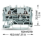 CR-001 - 2-conductor through terminal block